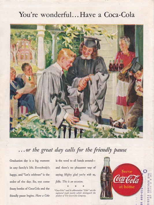 1946 Coca-Cola Coke Original Vintage Ad - Rare Americana Time Capsule