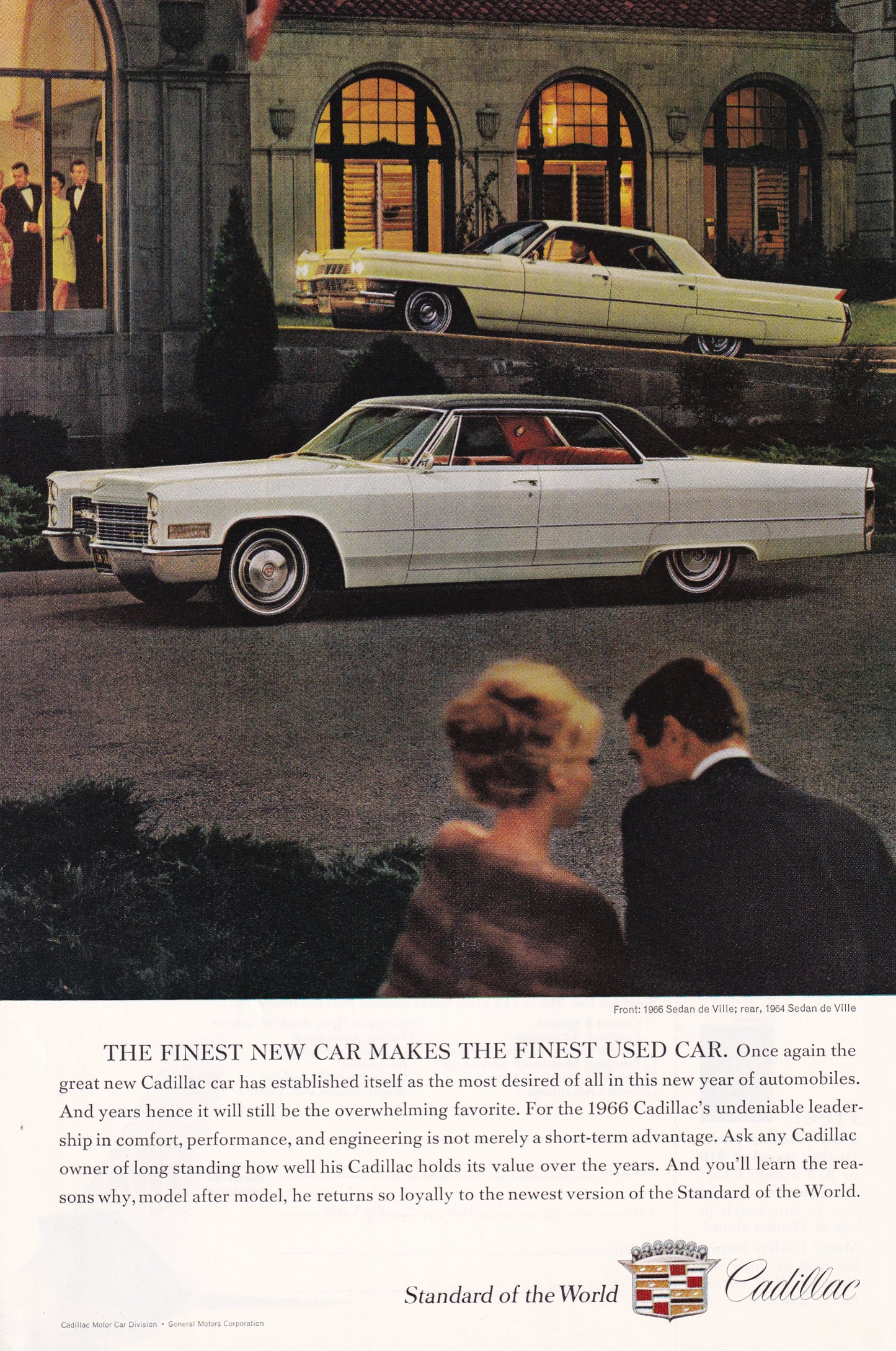 1966 Original Vintage Magazine Ad - Cadillac de Ville - Finest Used Car